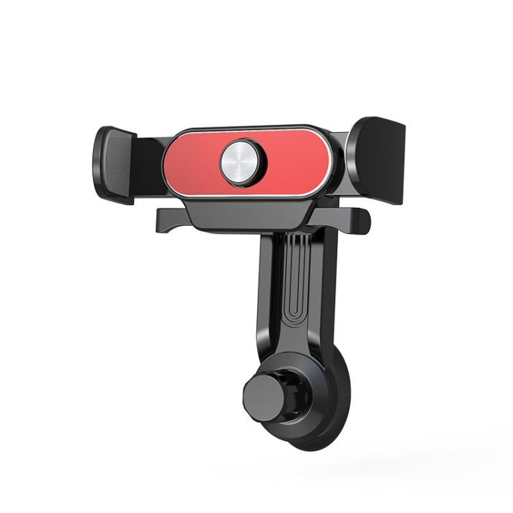 Car Air Outlet Mobile Phone Holder Automatic Lock Snap-on Navigation Holder(Red) by buy2fix