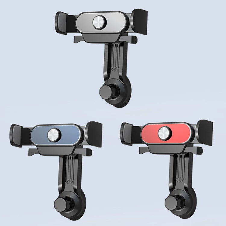 Car Air Outlet Mobile Phone Holder Automatic Lock Snap-on Navigation Holder(Red) by buy2fix