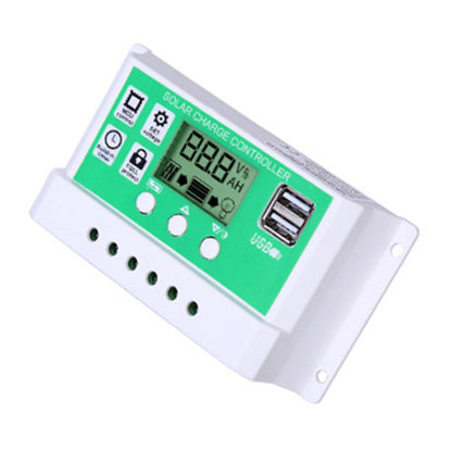 30A 12V PWM Solar Cell Panel Charger Controller Lithium-ion Lead-acid Battery Solar Controller by buy2fix