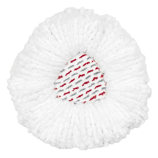 For Vileda / O-Cedar EasyWring Spin Mop Replacement Pad Microfiber Rag(White) - Handheld Cleaner & Mops by buy2fix | Online Shopping UK | buy2fix