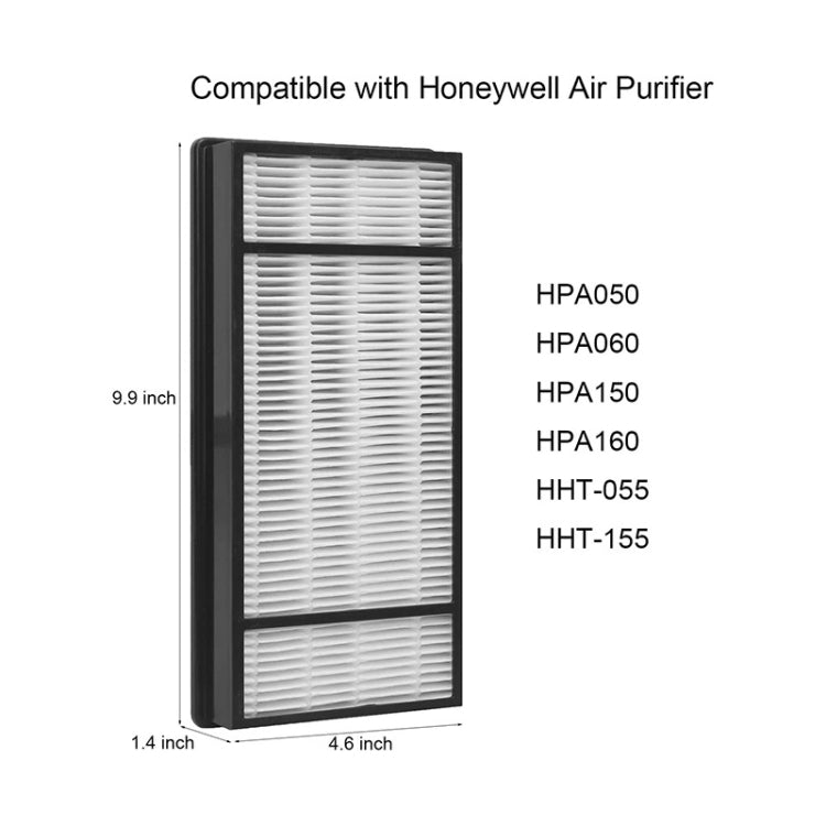 For Honeywell HRF-H1 HRF-H2 HPA050 Air Purifier 2pcs /Pack Filter Replacement Parts - Air Purifiers Parts by buy2fix | Online Shopping UK | buy2fix