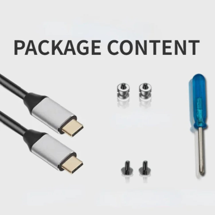 Dual M.2 NVME SSD RAID Array Mobile Hard Drive Enclosure Type-C USB3.2 GEN2x2 20G 586R(Dark Gray) by buy2fix