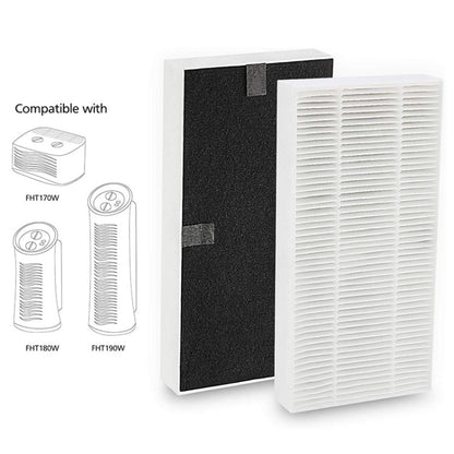 For Febreze FRF102B / HRF201B / HHT290 Air Purifier 2pcs /Pack HEPA Filter - Air Purifiers Parts by buy2fix | Online Shopping UK | buy2fix
