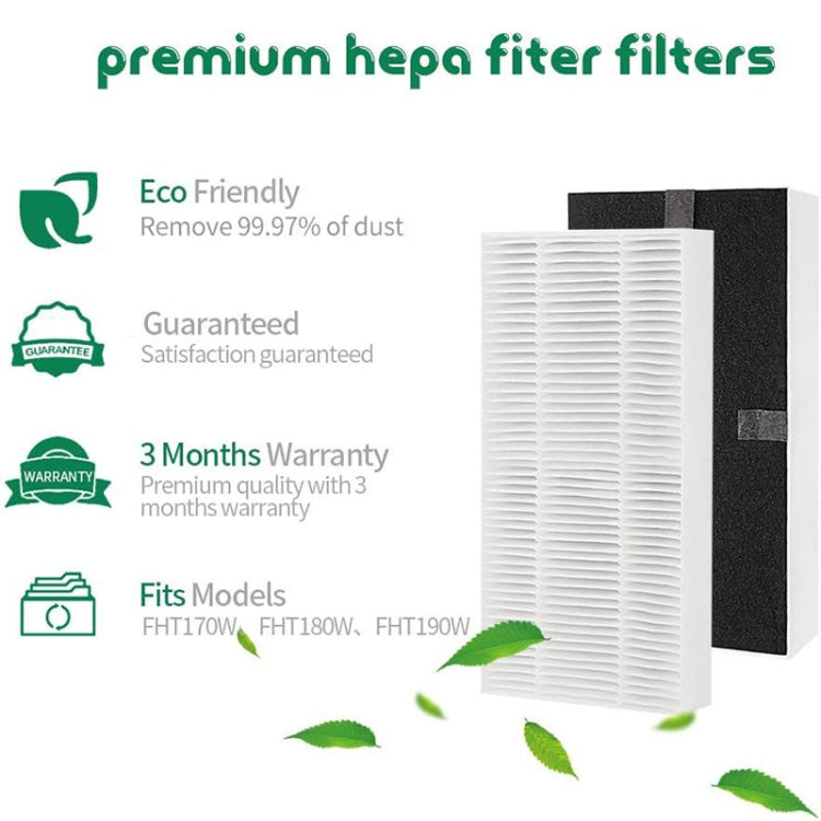 For Febreze FRF102B / HRF201B / HHT290 Air Purifier 2pcs /Pack HEPA Filter - Air Purifiers Parts by buy2fix | Online Shopping UK | buy2fix