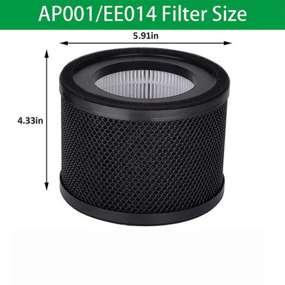 For TaoTronics TT-AP001 / VAVA VA-EE014 Air Purifier Filter HEPA Replacement Filter - Air Purifiers Parts by buy2fix | Online Shopping UK | buy2fix