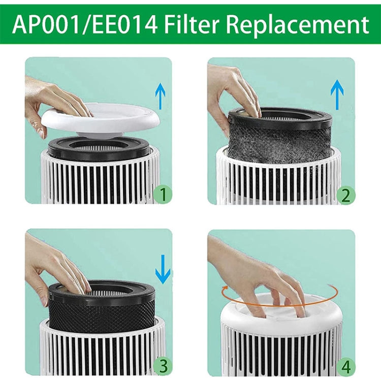 For TaoTronics TT-AP001 / VAVA VA-EE014 Air Purifier Filter HEPA Replacement Filter - Air Purifiers Parts by buy2fix | Online Shopping UK | buy2fix