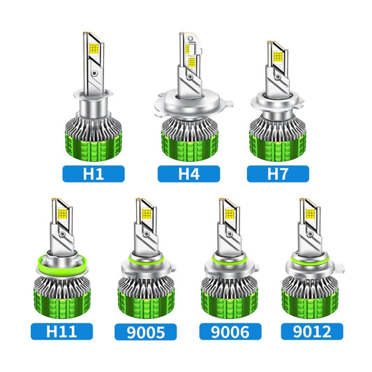 Pair 100W LED Double Copper Tube Aluminum Alloy Waterproof Car Headlight, Bulb: H4 - LED Headlamps by buy2fix | Online Shopping UK | buy2fix