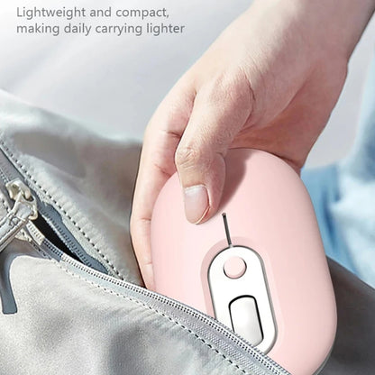 Rechargeable Illuminated Silent Wireless Mouse, Style: 2.4G+Bluetooth Blue by buy2fix