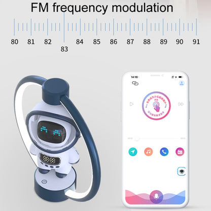 Magnetic Levitation Astronaut Intelligent Voice Bluetooth Speaker(Pink) - Desktop Speaker by buy2fix | Online Shopping UK | buy2fix