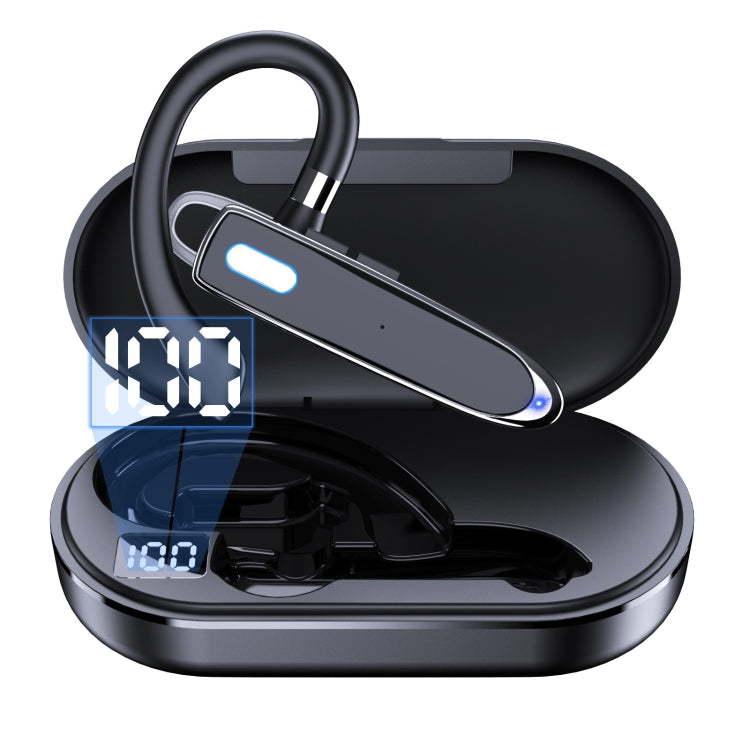Bluetooth Earphone With Digital Display Charging Compartment Sports Wireless Earphone(530-2) - Bluetooth Earphone by buy2fix | Online Shopping UK | buy2fix