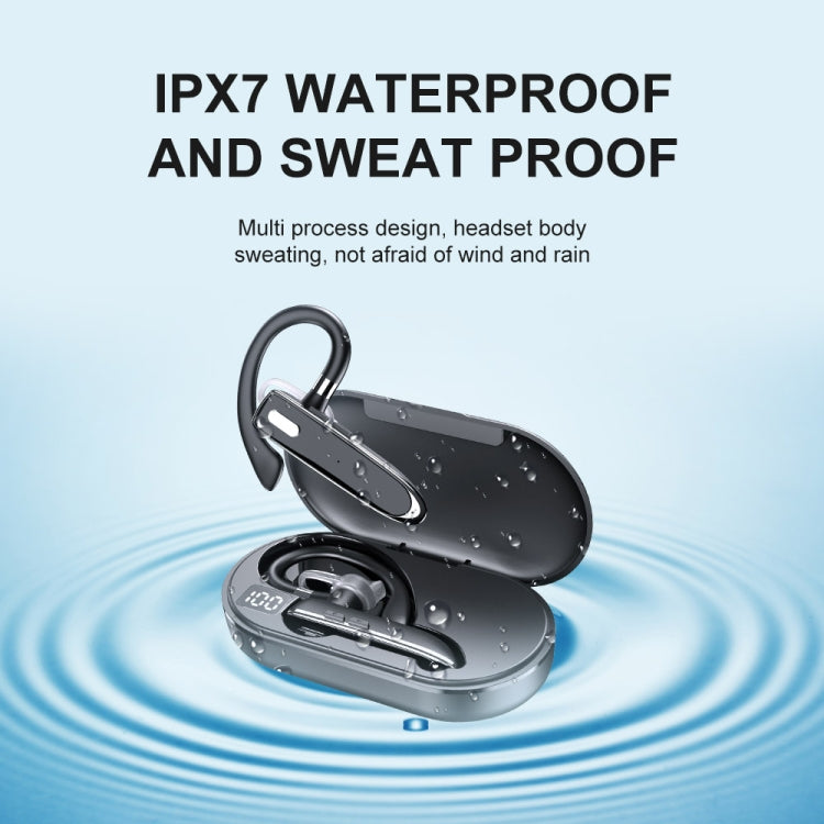 Bluetooth Earphone With Digital Display Charging Compartment Sports Wireless Earphone(530-2) - Bluetooth Earphone by buy2fix | Online Shopping UK | buy2fix
