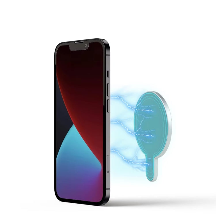 For DJI OM 4 / OM 4 SE / OM 5 / OM 6 Gimbal Bracket Magsafe Magnetic Aluminum Alloy Holder(Black) - Mount & Holder by buy2fix | Online Shopping UK | buy2fix