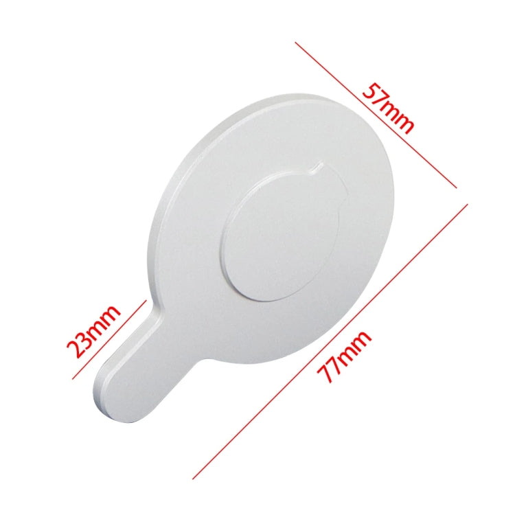 For DJI OM 4 / OM 4 SE / OM 5 / OM 6 Gimbal Bracket Magsafe Magnetic Aluminum Alloy Holder(Black) - Mount & Holder by buy2fix | Online Shopping UK | buy2fix