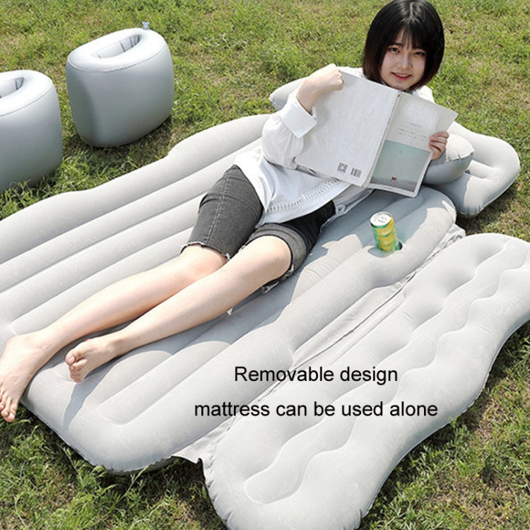 Car Inflatable Bed Multifunctional Outdoor Camping Sleeping Mat, Color: Beige by buy2fix