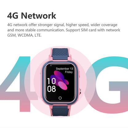 LT21 1.4-Inch 4G Global Full Network IP67 Waterproof WIFI Children Smart Watch(Pink) by buy2fix