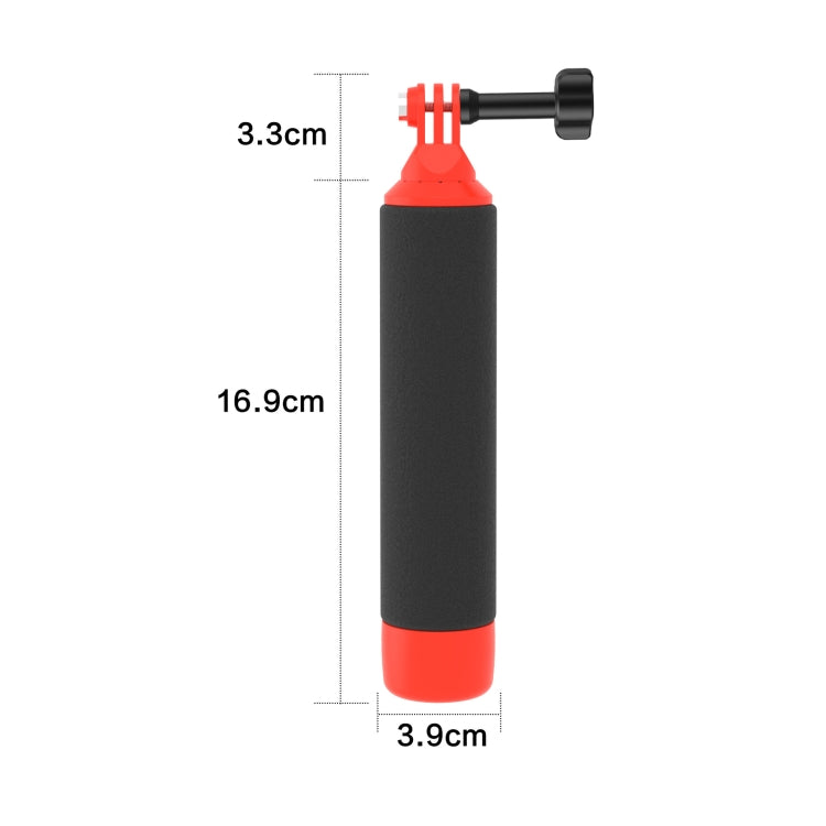 Water Floating Grip with 1/4 Inch Screw and Thread For Action Camera Accessories by buy2fix
