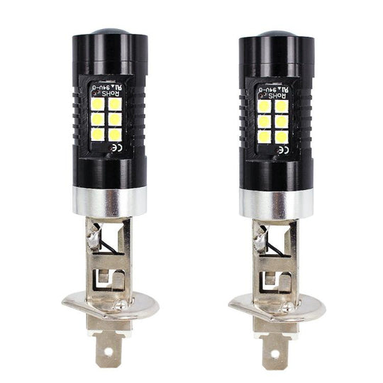 1pair Automotive High-power LED White Light Fog Lamp(H1)