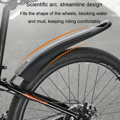 08CY0007 Bike Fenders Set Widen Lengthen Bicycle MTB Front Rear Quick Release Mudguard - Mudguards by buy2fix | Online Shopping UK | buy2fix