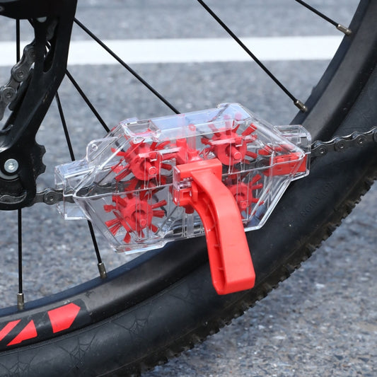 Bicycle Chain Cleaner Visual Immersion Chain Cleaner Brush Road Bike Cleaning Tool(Transparent) - Maintenance tools by buy2fix | Online Shopping UK | buy2fix