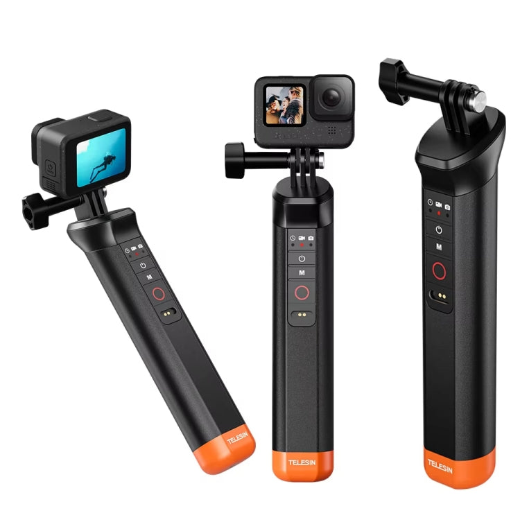TELESIN Bluetooth Buoyancy Bar 15m Waterproof Depth For GoPro HERO13 / 12 / 11 / 10 / 9 / 8 Black by TELESIN