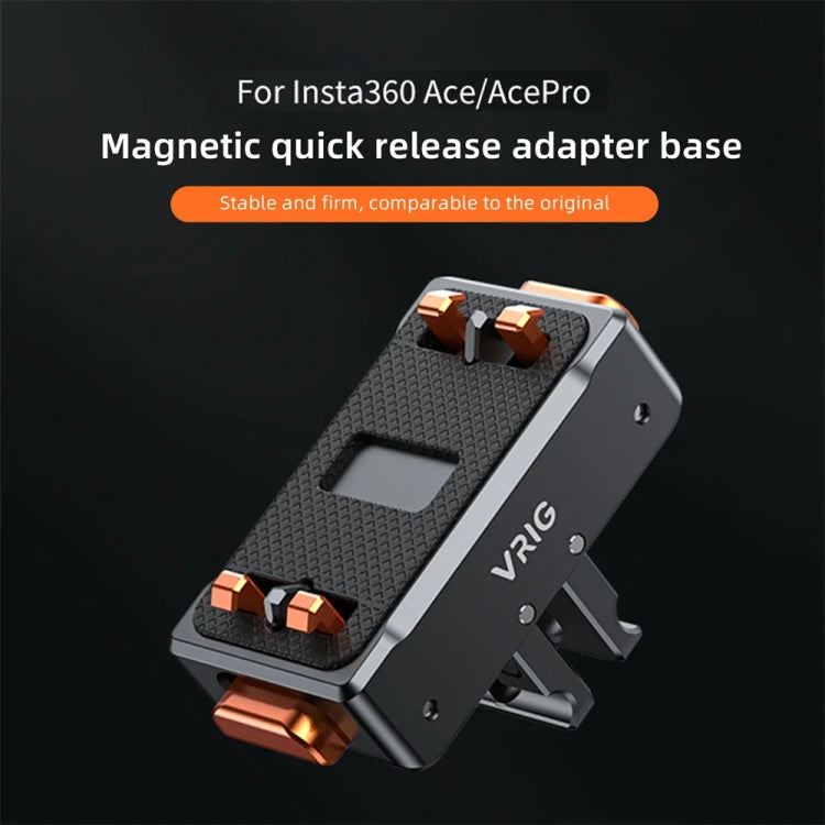 VRIG Magnetic Quick Release Adapter for Insta360 Ace / Ace Pro, Spec: Base by buy2fix