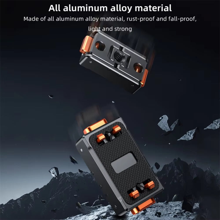 VRIG Magnetic Quick Release Adapter for Action Camera , Spec: Base+Top Cover Kit by buy2fix