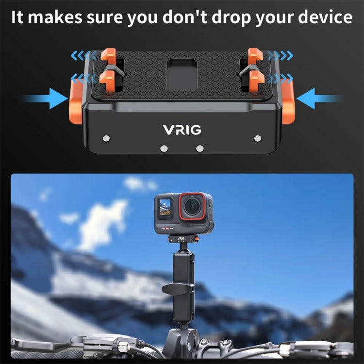 VRIG Magnetic Quick Release Adapter for Action Camera , Spec: Base+Top Cover Kit by buy2fix