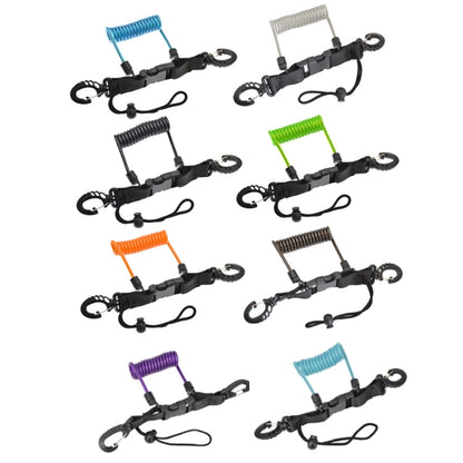 Diving Camera TPU Spring Steel Wire Retractable Anti-lost Rope, Color: Transparent Black - Diving Accessories by buy2fix | Online Shopping UK | buy2fix