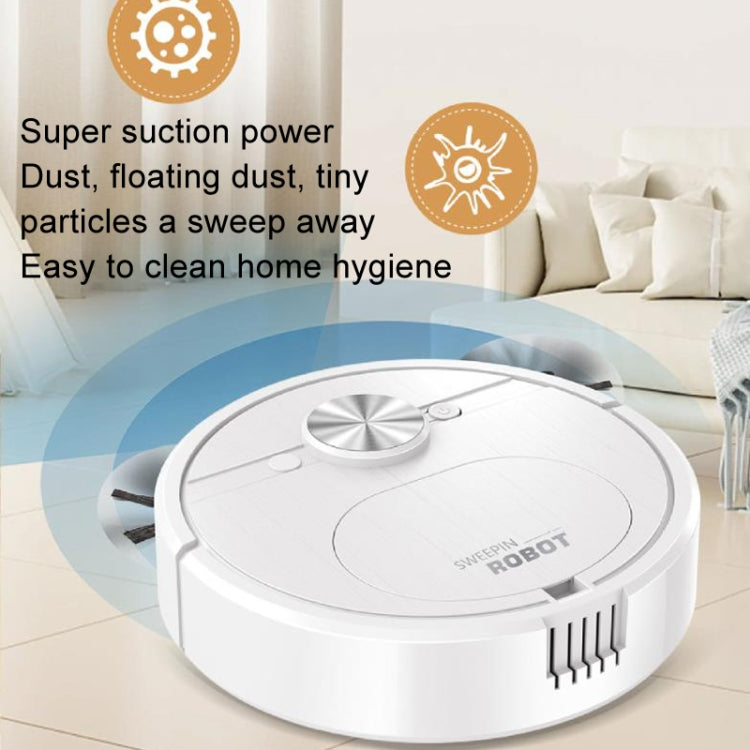 Automatic Smart Sweeping Robot Rechargeable Home 3 In 1 Floor Cleaner(Black) by buy2fix