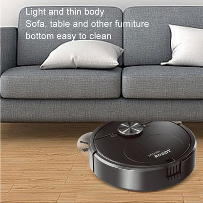 Automatic Smart Sweeping Robot Rechargeable Home 3 In 1 Floor Cleaner(Black) by buy2fix