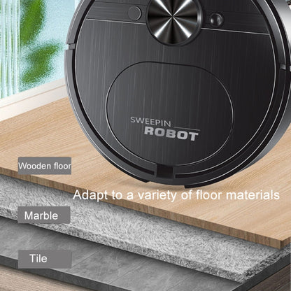 Automatic Smart Sweeping Robot Rechargeable Home 3 In 1 Floor Cleaner(Black) by buy2fix
