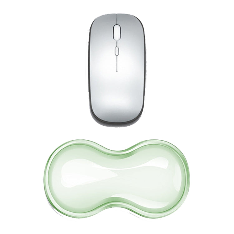 Cool Silicone Keyboard Wrist Rest Mouse Pad Relieve Wrist Fatigue, Spec: Small Green by buy2fix