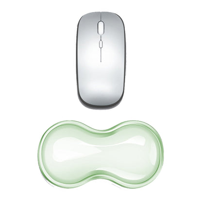 Cool Silicone Keyboard Wrist Rest Mouse Pad Relieve Wrist Fatigue, Spec: Small Green by buy2fix