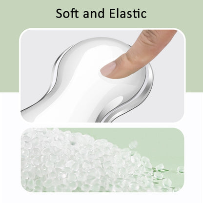 Cool Silicone Keyboard Wrist Rest Mouse Pad Relieve Wrist Fatigue, Spec: Large Transparent by buy2fix