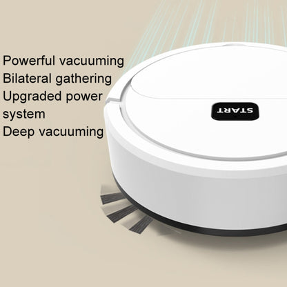 Automatic Mini Sweeping Robot Mopping Sweeping Suction 3 In 1 Cleaning Machine, Color: White Rechargeable by buy2fix