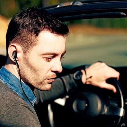 Single Side Subwoofer Wired Earphone, Style: 3.5mm With Mic Straight Head 120cm - Normal Style Earphone by buy2fix | Online Shopping UK | buy2fix