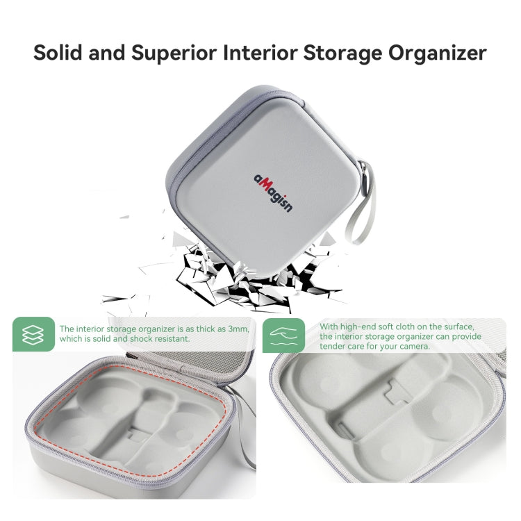 For DJI Neo aMagisn Standard Storage Bag Carrying Case(Gray) - Cases & Bags by aMagisn | Online Shopping UK | buy2fix