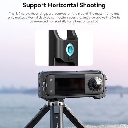 For Insta360 X4 aMagisn Quick-release Plastic Rabbit Cage Expansion Frame by aMagisn