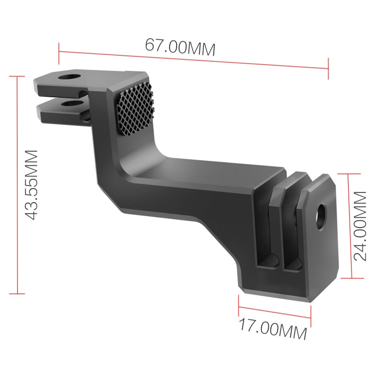 Vertical Mount Adapter for GoPro HERO12 Black / 11 Black / 10 Black / 9 Black by buy2fix