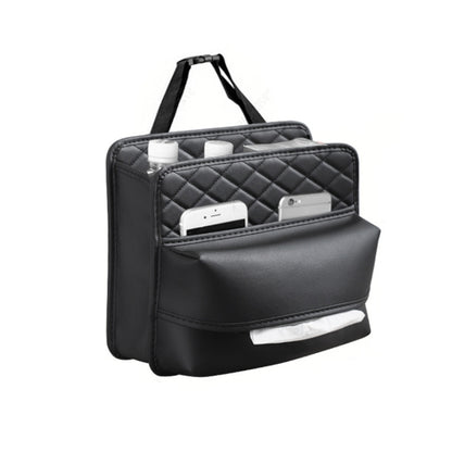 2 In 1 Car Seat Back Storage Hanging Tissue Bag, Style: Enlarged by buy2fix