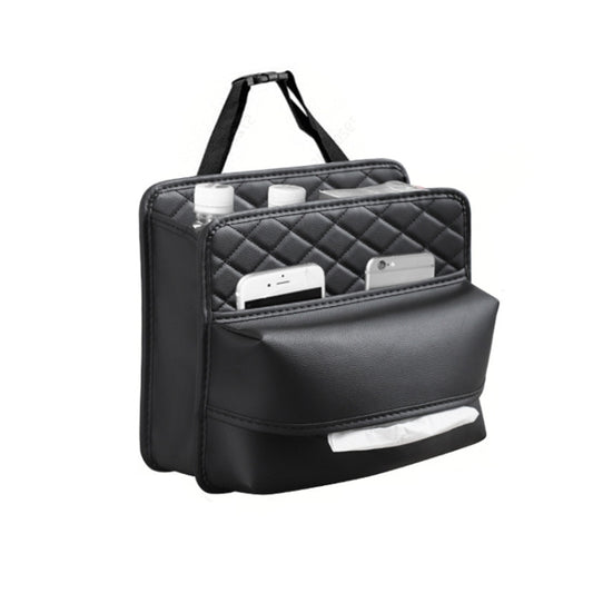 2 In 1 Car Seat Back Storage Hanging Tissue Bag, Style: Enlarged by buy2fix