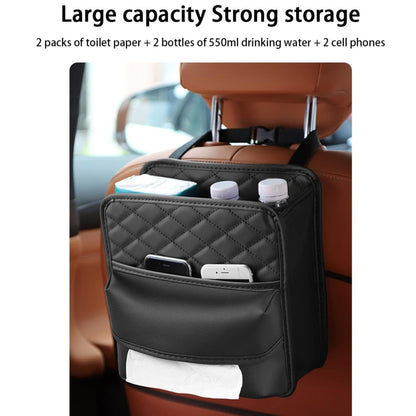 2 In 1 Car Seat Back Storage Hanging Tissue Bag, Style: Standard by buy2fix