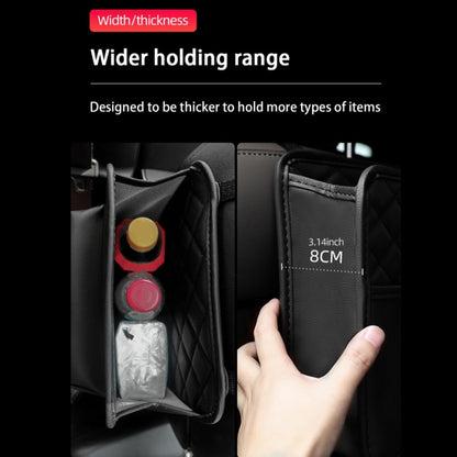 2 In 1 Car Seat Back Storage Hanging Tissue Bag, Style: Standard by buy2fix