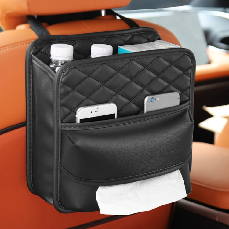 2 In 1 Car Seat Back Storage Hanging Tissue Bag, Style: Standard by buy2fix