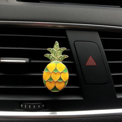 Car Air Conditioning Vent Pineapple Decorative Aromatherapy Clip(Heart) by buy2fix