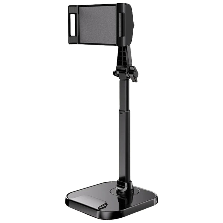 Dual-Position Rotatable Phone And Tablet Stand Retractable Weighted Base Desktop Holder, Spec: Tablet Model Black - Desktop Holder by buy2fix | Online Shopping UK | buy2fix