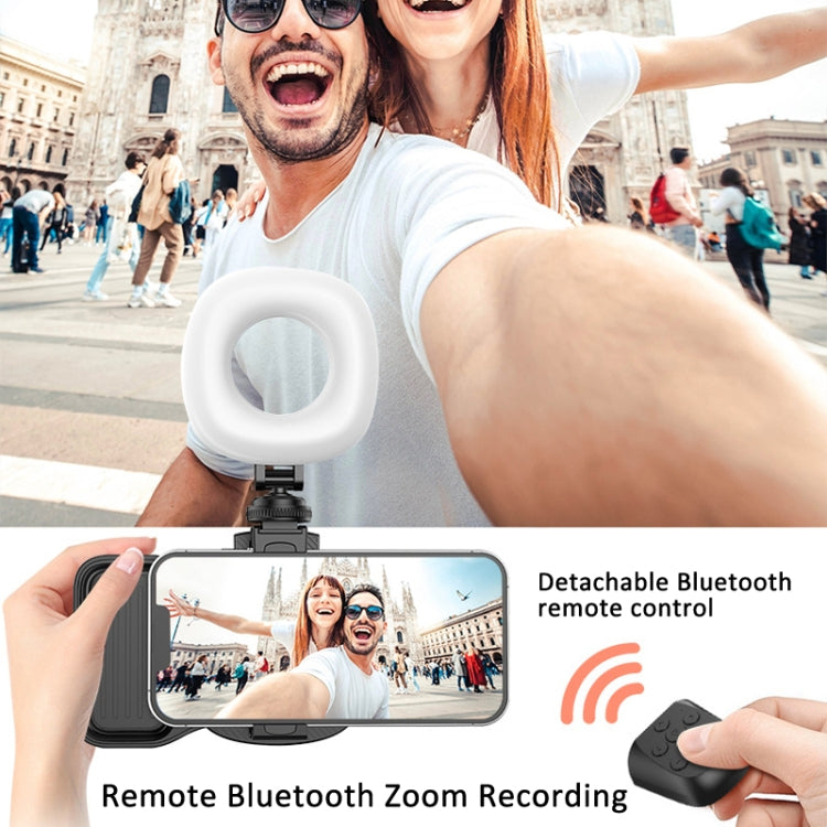Phone Camera Grip With Cold Shoe Mount and Bluetooth Remote Control Without Fill Light - Phone Remote Control by buy2fix | Online Shopping UK | buy2fix