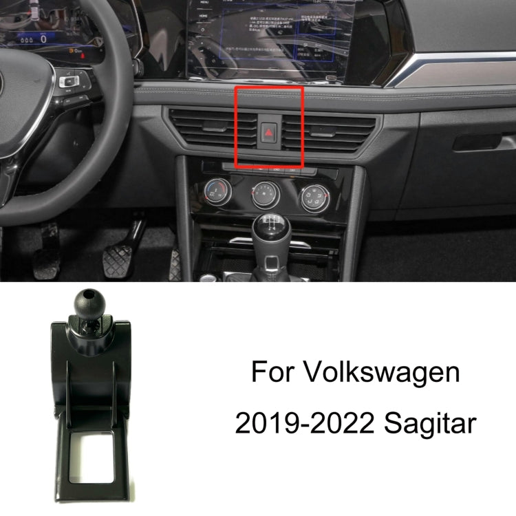 For Volkswagen Car Air Outlet Modified Mobile Phone Holder Base, Model: 19-22 Sagitar by buy2fix