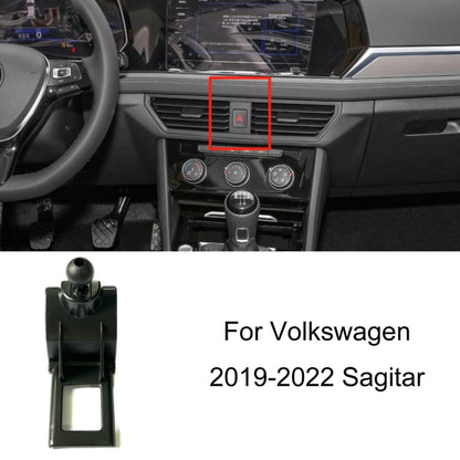 For Volkswagen Car Air Outlet Modified Mobile Phone Holder Base, Model: 19-22 Sagitar by buy2fix
