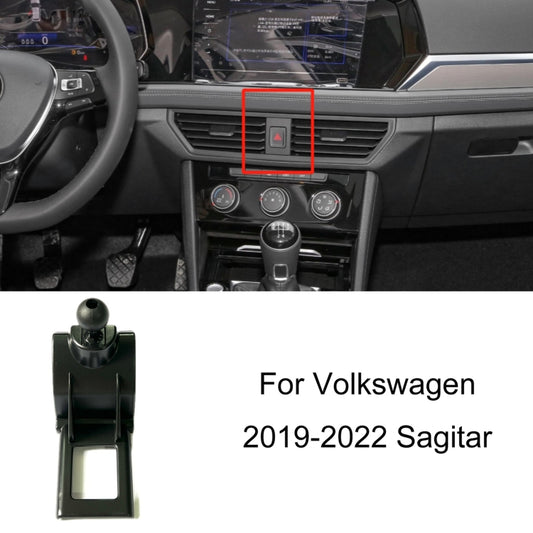 For Volkswagen Car Air Outlet Modified Mobile Phone Holder Base, Model: 19-22 Sagitar by buy2fix